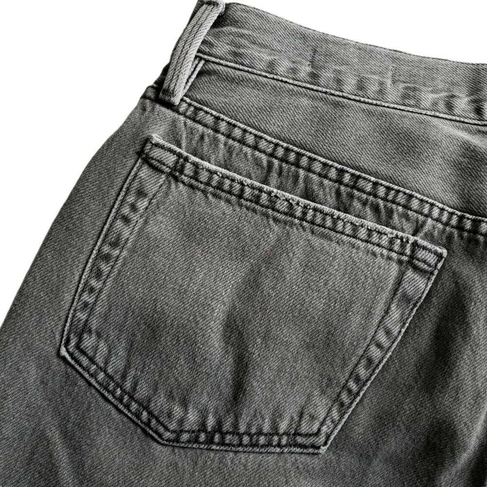 FRAME Denim L'Homme Straight leg distressed denim jeans commodore gray Sz 30 NEW - Picture 7 of 11